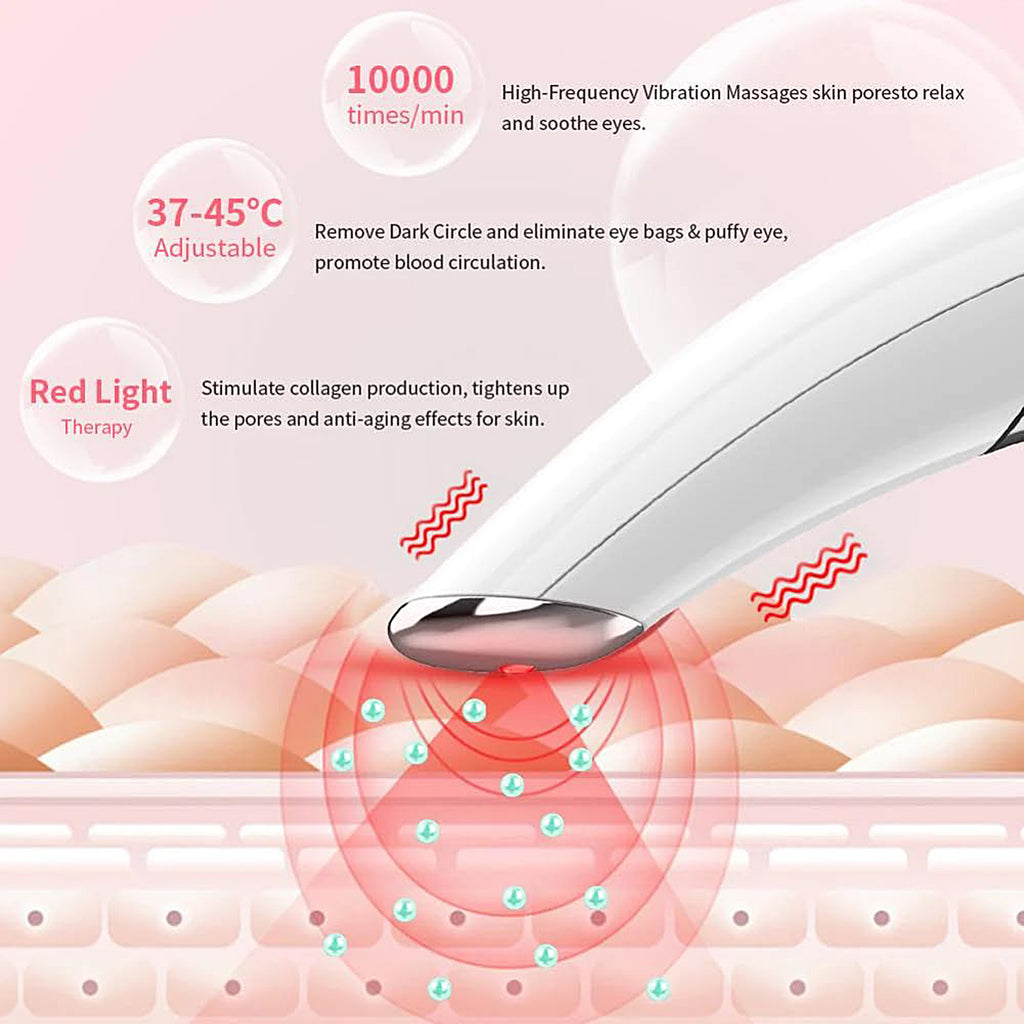 DermaGlow™ LED Eye Massage Rejuvenator