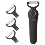 Milex Electric Handheld 5 IN 1 PEELER Black