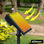 GARDEN SOLAR LIGHT COLOR CHANGE LED SPOTLIGHT, 19 LED, 250 LUMENS