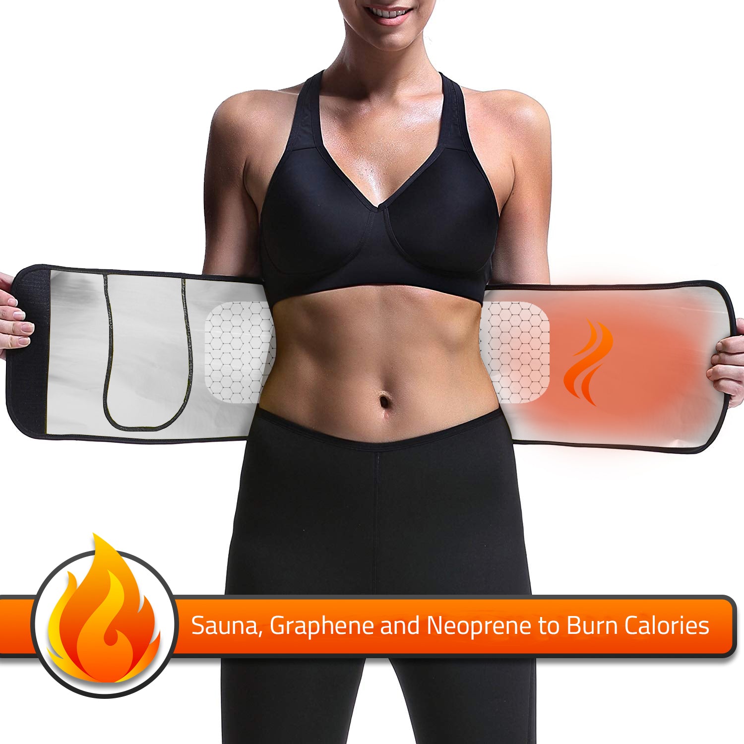 Waist Trimmer Heat Slimmer Made of High-quality Material for